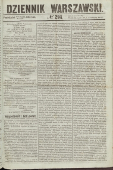 Dziennik Warszawski. 1855, № 294 (5 listopada)
