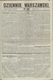 Dziennik Warszawski. 1855, № 297 (8 listopada)