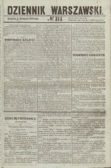 Dziennik Warszawski. 1855, № 314 (25 listopada)