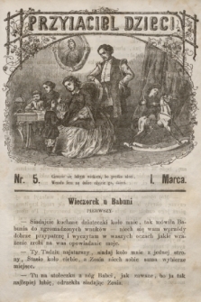 Przyjaciel Dzieci. [R.2], nr 5 (1 marca 1862)