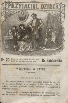 Przyjaciel Dzieci. [R.2], nr 20 (15 października 1862)