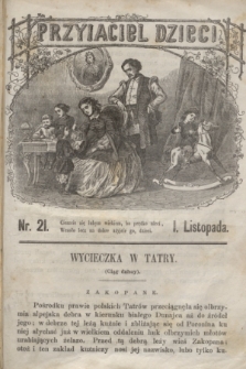 Przyjaciel Dzieci. [R.2], nr 21 (1 listopada 1862)