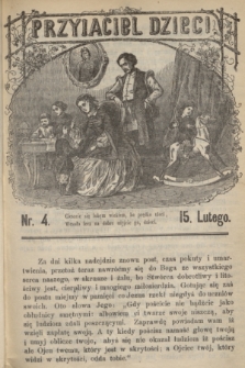 Przyjaciel Dzieci. R.3, nr 4 (15 lutego 1863)