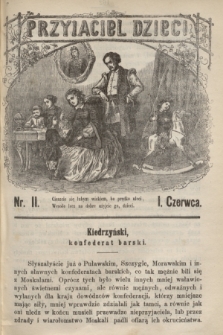 Przyjaciel Dzieci. R.3, nr 11 (1 czerwca 1863)