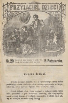 Przyjaciel Dzieci. R.3, nr 20 (15 października 1863)