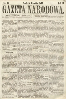 Gazeta Narodowa. 1863, nr 46