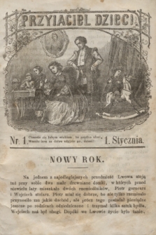Przyjaciel Dzieci. R.6, nr 1 (1 stycznia 1866)