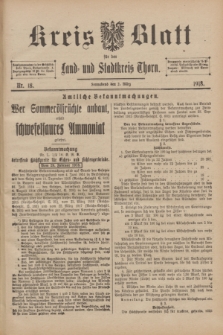 Kreis-Blatt für den Land - und Stadtkreis Thorn. 1918, Nr. 18 (2 März)