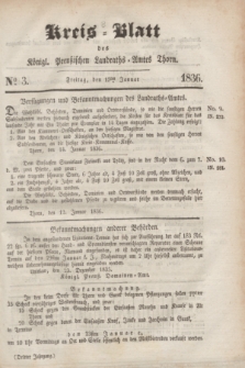 Kreis-Blatt des Königl. Preußischen Landraths-Amtes Thorn. Jg.3, No 3 (15 Januar 1836)