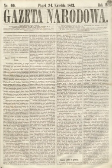 Gazeta Narodowa. 1863, nr 60