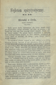 Fejleton Spirytystyczny. R.2, nr 12 (1870)