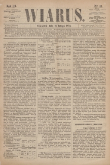 Wiarus. R.3, nr 19 (18 lutego 1875)