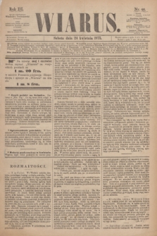 Wiarus. R.3, nr 46 (24 kwietnia 1875)