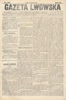 Gazeta Lwowska. 1885, nr 217