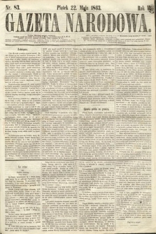 Gazeta Narodowa. 1863, nr 83