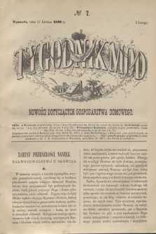 Tygodnik Mód i Nowości Dotyczących Gospodarstwa Domowego. 1862, № 7 (15 lutego) + dod.