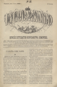 Tygodnik Mód i Nowości Dotyczących Gospodarstwa Domowego. 1862, № 27 (5 lipca) + wkładka