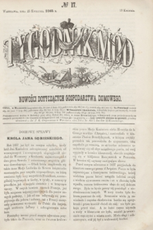 Tygodnik Mód i Nowości Dotyczących Gospodarstwa Domowego. 1863, № 17 (25 kwietnia) + dod.