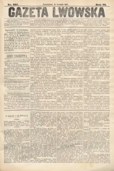 Gazeta Lwowska. 1885, nr 221