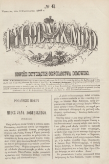 Tygodnik Mód i Nowości Dotyczących Gospodarstwa Domowego. 1863, № 41 (10 października) + dod.