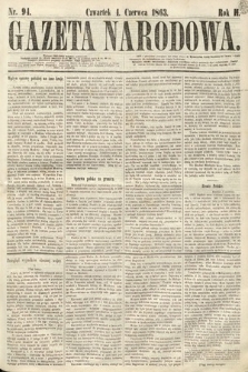 Gazeta Narodowa. 1863, nr 94