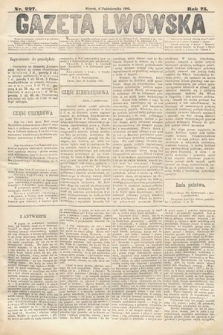 Gazeta Lwowska. 1885, nr 227