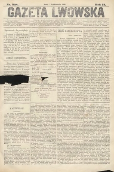 Gazeta Lwowska. 1885, nr 228