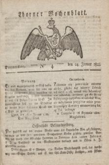 Thorner Wochenblatt. 1822, Nro. 4 (24 Januar)