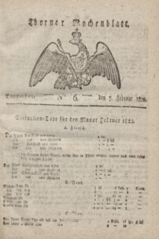 Thorner Wochenblatt. 1822, Nro. 6 (7 Februar)