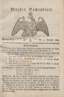 Thorner Wochenblatt. 1822, Nro. 8 (21 Februar)