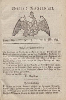 Thorner Wochenblatt. 1822, Nro. 11 (14 März)