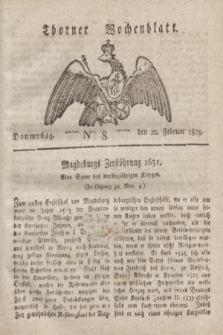 Thorner Wochenblatt. 1823, Nro. 8 (20 Februar)