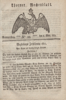 Thorner Wochenblatt. 1823, Nro. 10 (6 März)