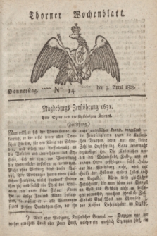 Thorner Wochenblatt. 1823, Nro. 14 (3 April)