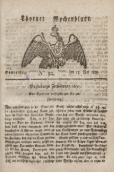 Thorner Wochenblatt. 1823, Nro. 20 (15 Mai)