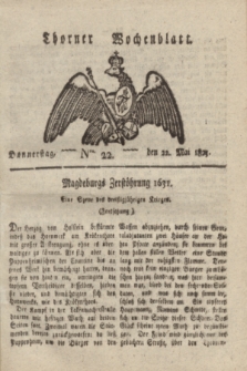 Thorner Wochenblatt. 1823, Nro. 22 (22 Mai)