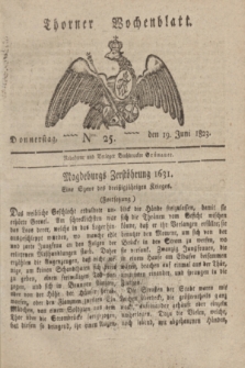 Thorner Wochenblatt. 1823, Nro. 25 (19 Juni)