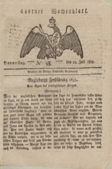 Thorner Wochenblatt. 1823, Nro. 28 (10 Juli)