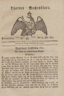 Thorner Wochenblatt. 1823, Nro. 30 (24 Juli)