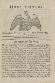 Thorner Wochenblatt. 1823, Nro. 49 (5 December)