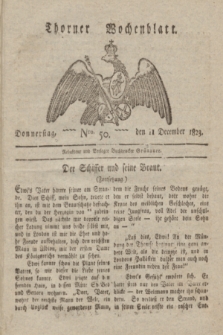 Thorner Wochenblatt. 1823, Nro. 50 (11 December)