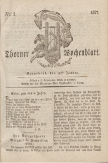 Thorner Wochenblatt. 1827, Nro. 2 (13 Januar) + dod.