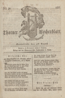 Thorner Wochenblatt. 1827, Nro. 31 (4 August) + dod.