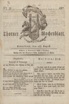 Thorner Wochenblatt. 1827, Nro. 33 (18 August) + dod.