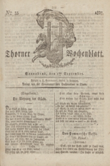 Thorner Wochenblatt. 1827, Nro. 35 (1 September) + dod.