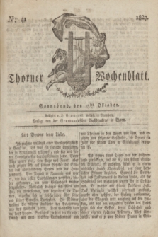 Thorner Wochenblatt. 1827, Nro. 41 (13 Oktober) + dod.