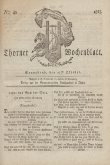 Thorner Wochenblatt. 1827, Nro. 43 (27 Oktober) + dod.