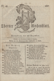 Thorner Wochenblatt. 1827, Nro. 49 (8 Dezember) + dod.
