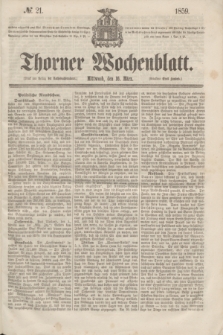 Thorner Wochenblatt. 1859, № 21 (16 März)