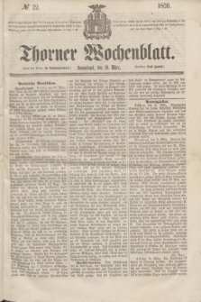 Thorner Wochenblatt. 1859, № 22 (19 März)